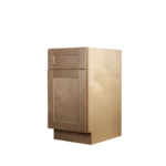 Honey Wheat Shaker kitchen cabinet B18 with closed door and drawer by theshaper
