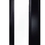 Macro close-up of intermediate lock rail and glass seating in Midnight Iron