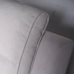 Close-up of ergonomic tiered channel backrest showing segmented lumbar support.