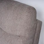 Close-up of ergonomic backrest cushion providing dedicated lumbar and cervical support.