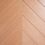 Close-up of natural white oak ray flecks and tactile ultra-matte protective PU topcoat