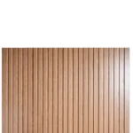 Upper rail and perimeter corner detail of Modern Vertical Slat interior door