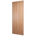 30-degree perspective of Vertical Slat interior slab door showing linear shadow reveals